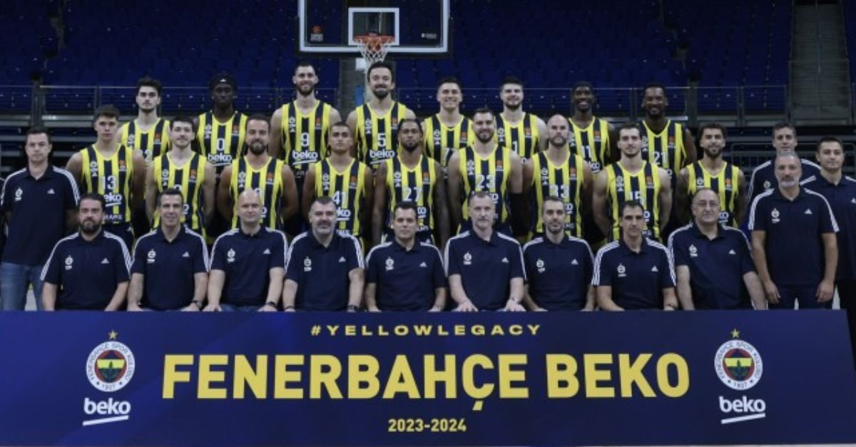 Fenerbache Beko basketball plays in Istanbul Turkey in the Euroleague