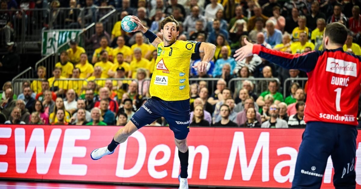 A handball player often moves his or her body in unnatural ways and may hurt themselves as a result.