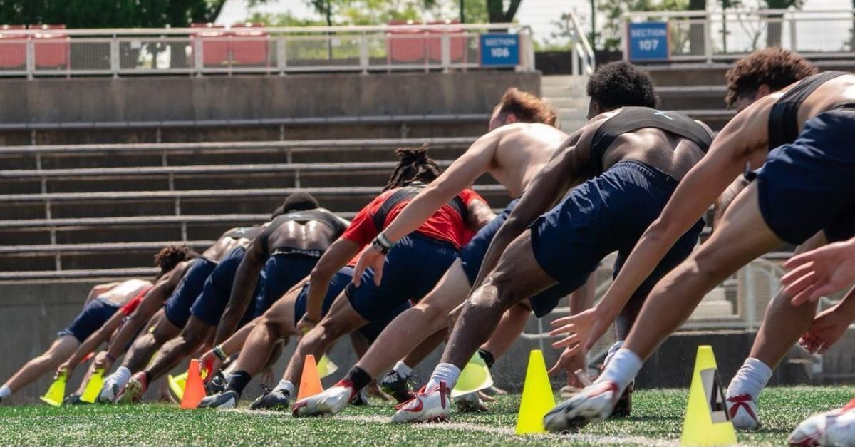 Sports performance tracking is instrumental in tracking things like speed and acceleration during football practices and games.