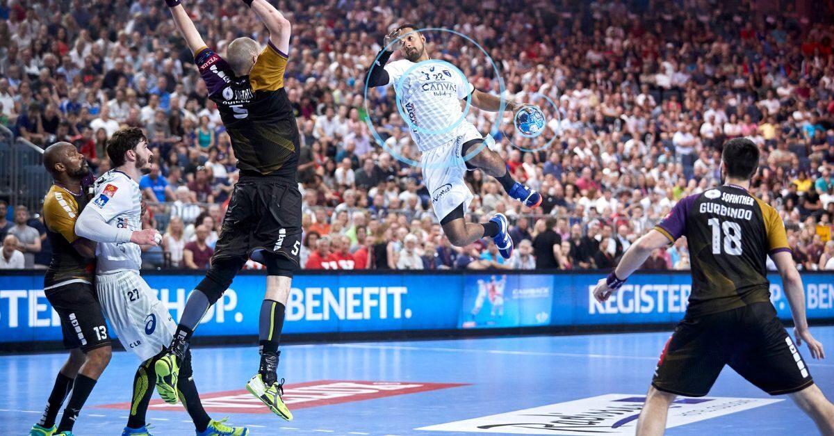 Handball is a popular sport in Europe that employs IMU player trackers to keep up with stats and information about each player.