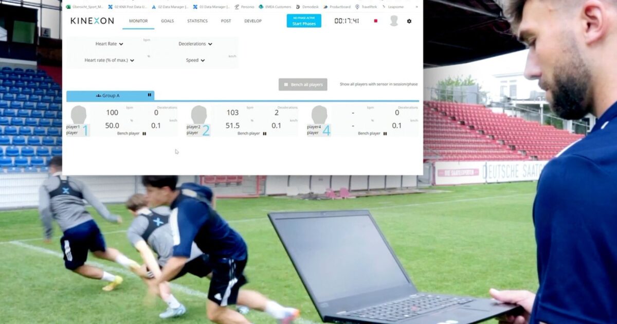 GPS sensors to guide your football training