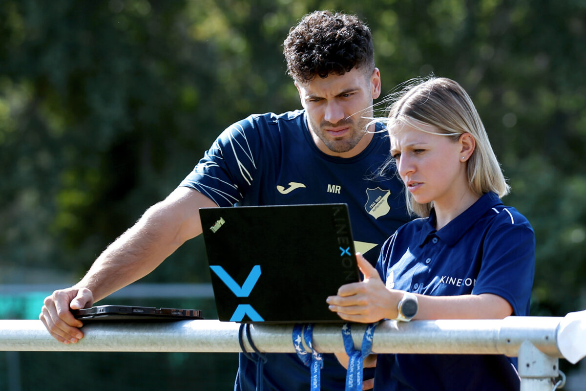 KINEXON Sports Scientists work with coaches and players to make sure they understand all of the data that is coming in and how to use the analytics the sports data provides.