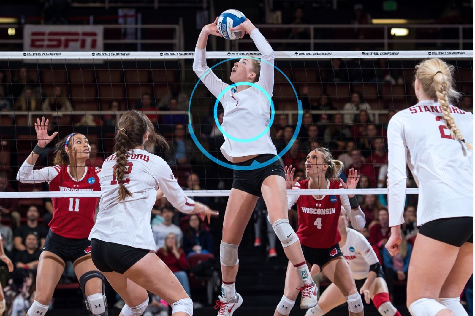 Stanford women's volleyball uses a combination of analytics and strength training methods to remain of the top teams in the NCAA.