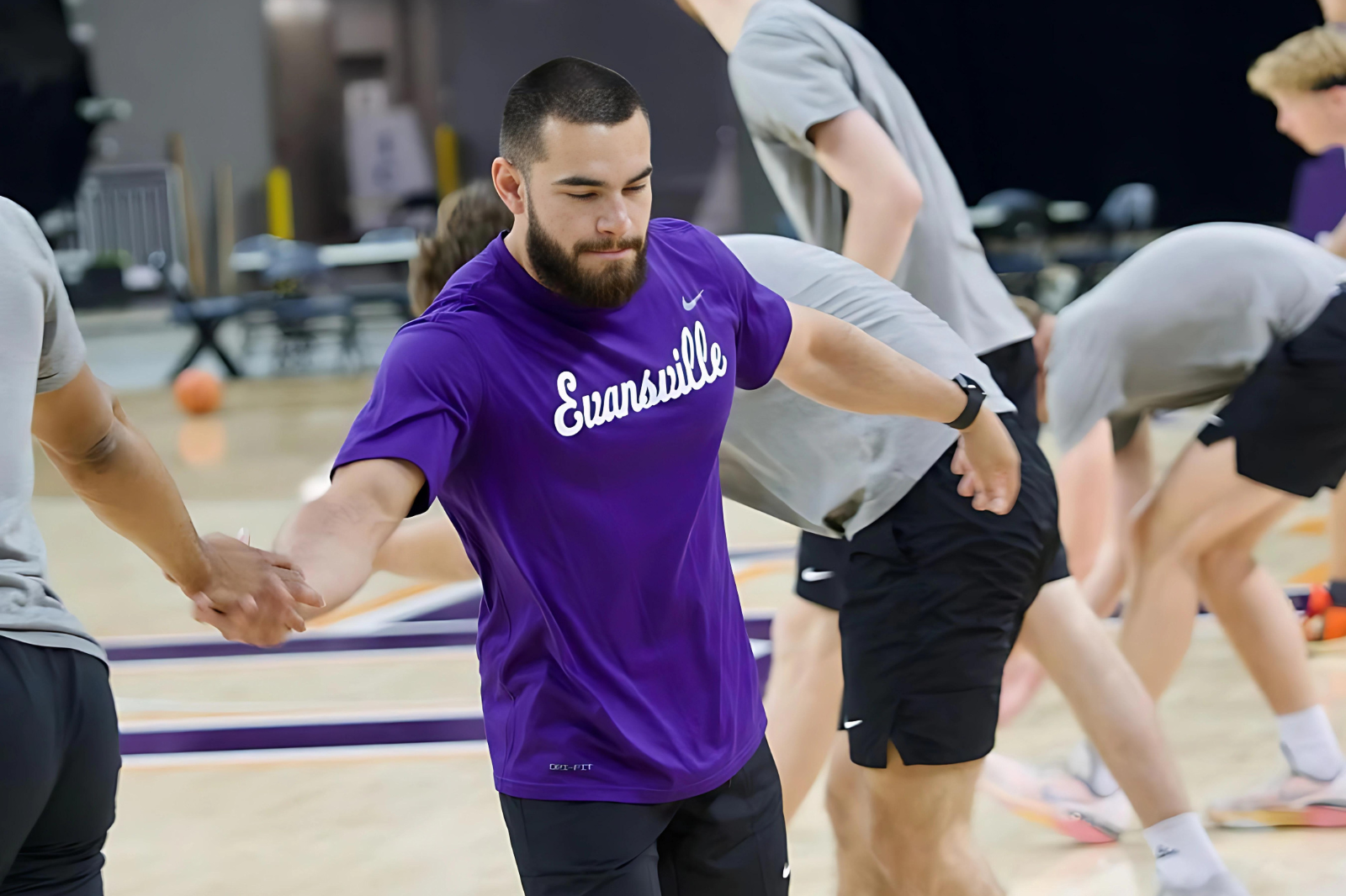 Jeremy Portillo is the sports performance coach for Evansville University men’s basketball team.