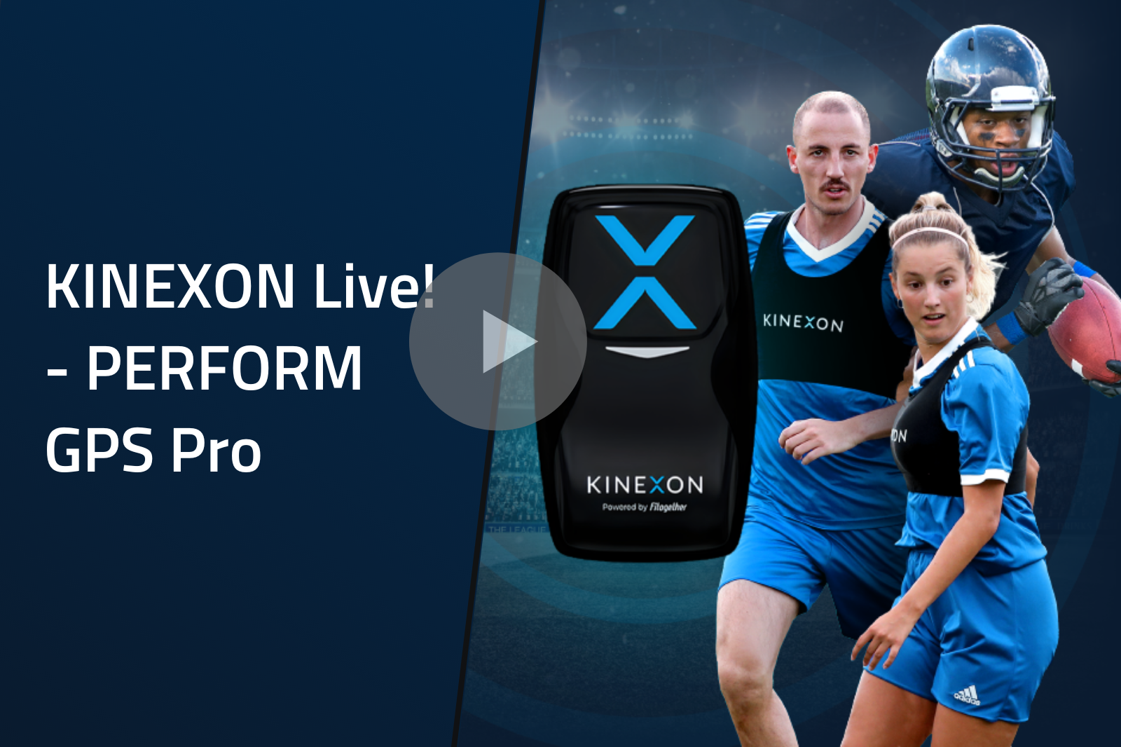 This is the cover for the Webinar explaining the Sports PERFORM GPS Pro solution.
