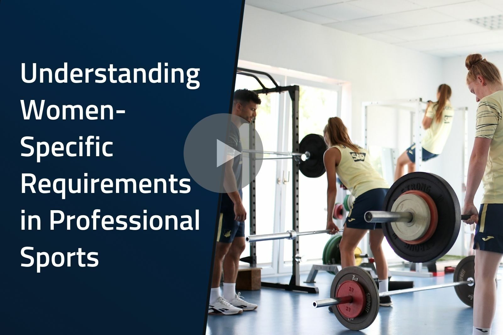 Understanding women-specific requirements in professional sports