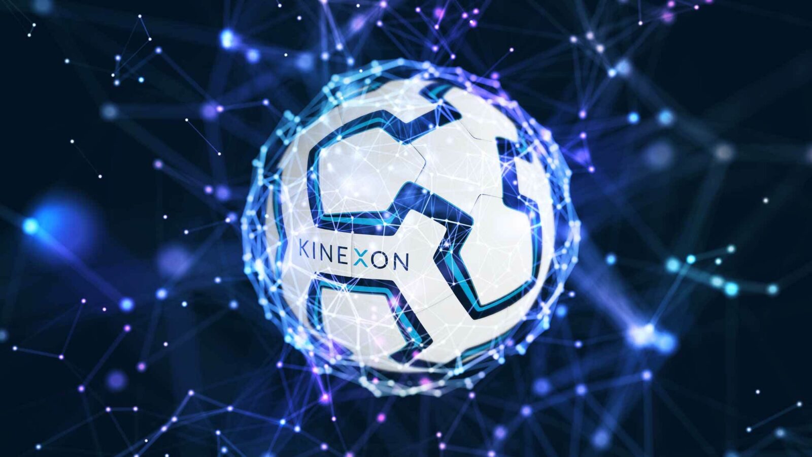 KINEXON xBall connected ball technology is used to track things like the speed of the ball or the amount of touches it gets during a game.
