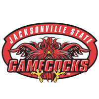 The logo from the Jacksonville State Gamecocks sports team