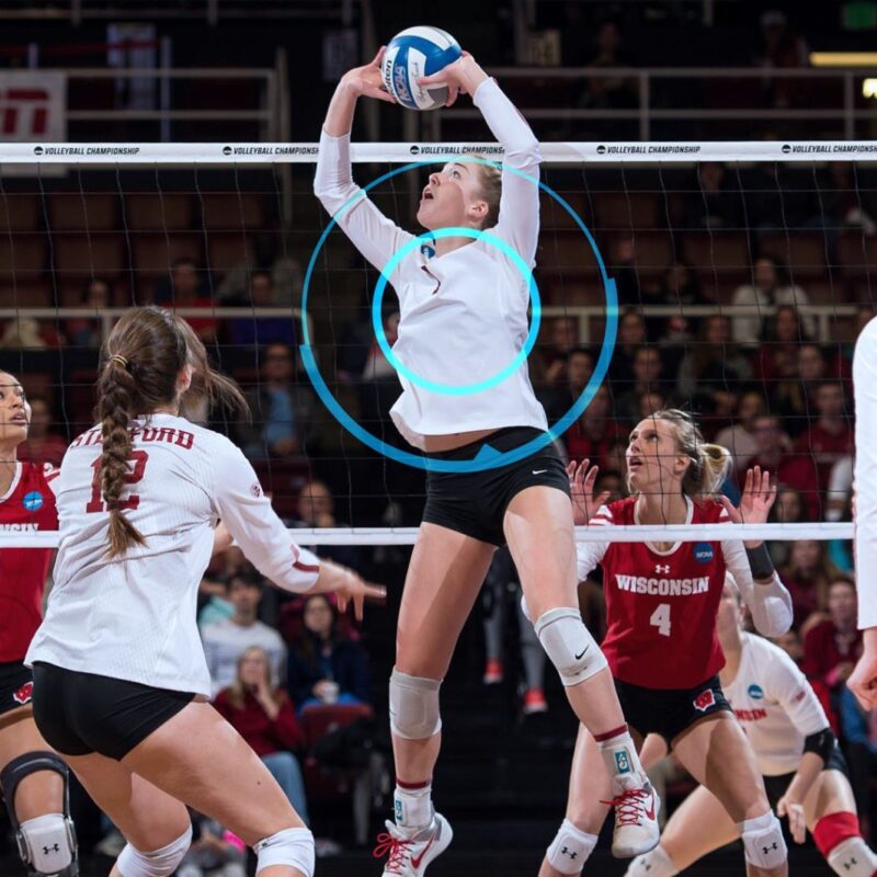 Stanford women's volleyball uses a combination of analytics and strength training methods to remain of the top teams in the NCAA.