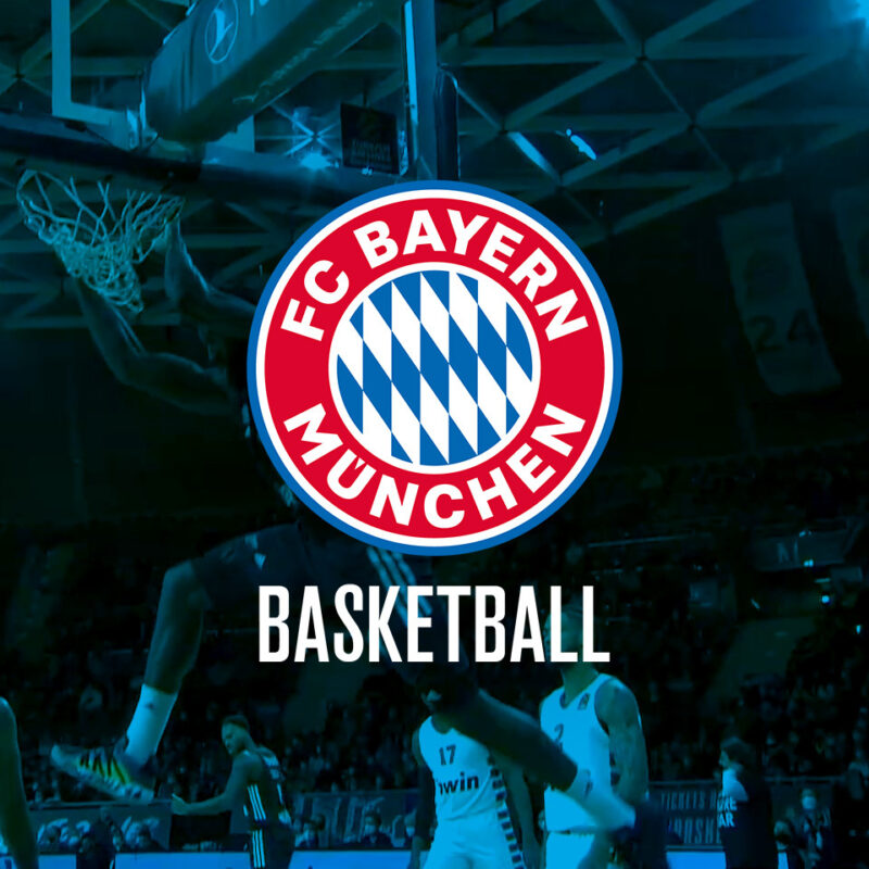 FC Bayern Basketball Teaser Image with Logo