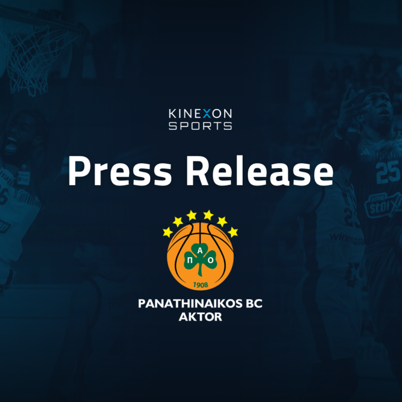 KINEXON Sportsis ANNOUNCES new partnership with EuroLeague competitor Panathinaikos BC Aktor