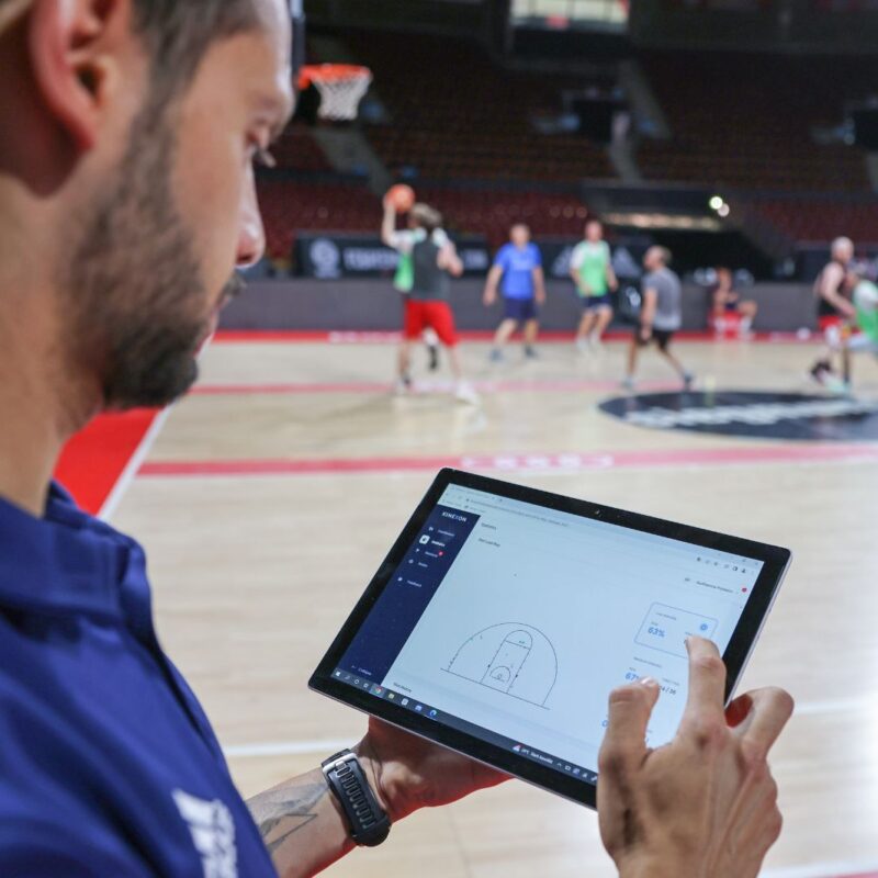 Video recordings are the newest way coaches are getting basketball shot tracking from practice or games.